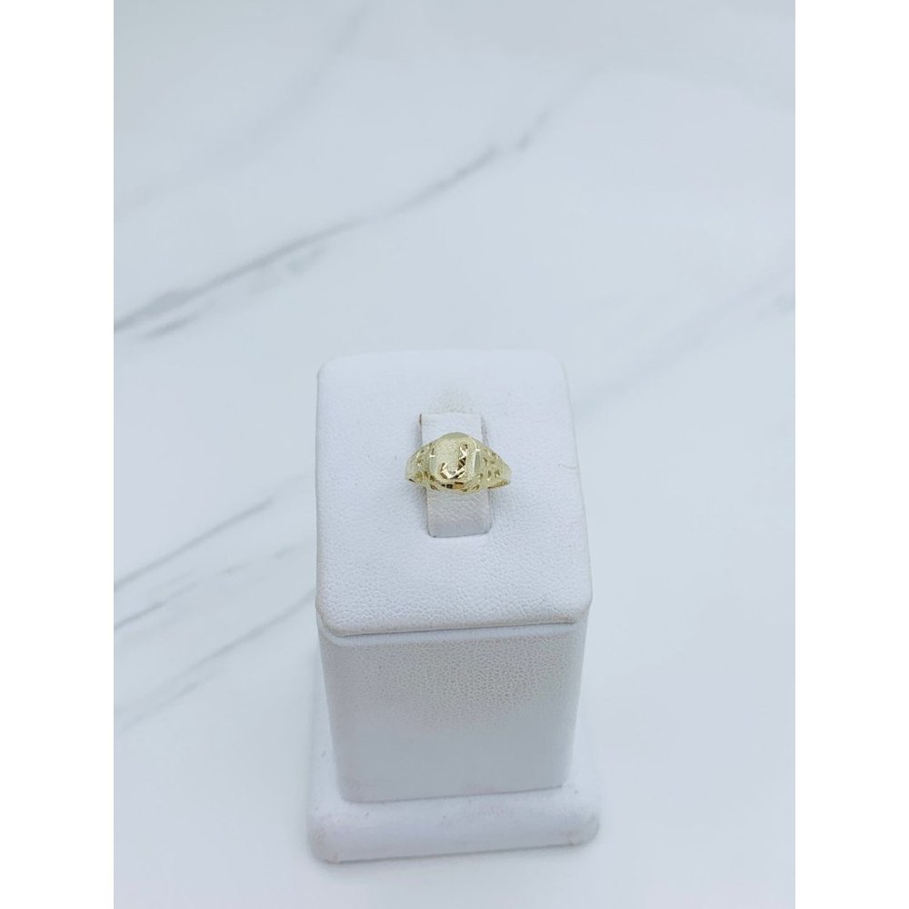❤️ 10k solid gold ring initial J boy or girl ❤️ Size 2 ❤️ baby initial ❤️
